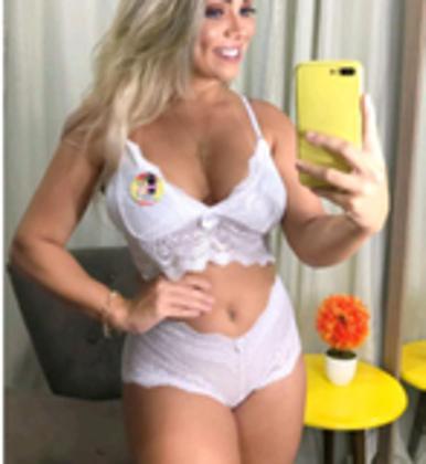 Imagem de Conjunto Plus Size De Renda Cropped + Calesson Plussize XGG