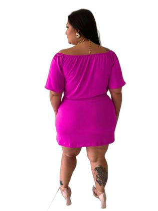 Imagem de Conjunto Plus Sizes de Short Saia e Cropped (Veste do 48 ao 52)