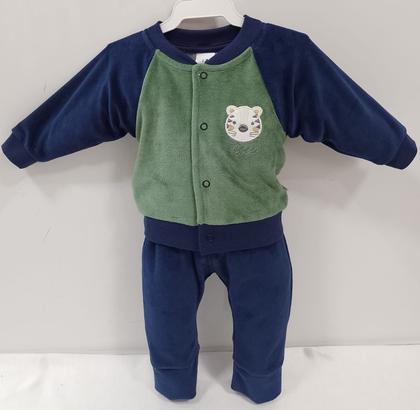 Imagem de Conjunto Plush Bebê Masculino Bordado Luxo Chuquinha 2912