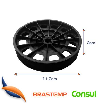 Imagem de Conjunto Polia Correia V Tirantes Lavadora Consul Brastemp / W10606115 / 000360480 / W11255699