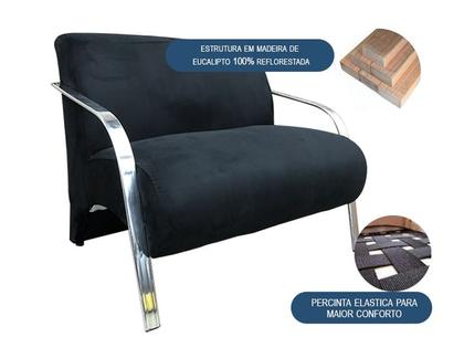 Conjunto Poltronas Braço Alumínio Classic Super Confortável - Alpoim Imagem de Conjunto Poltronas Braço Alumínio Classic Super Confortável