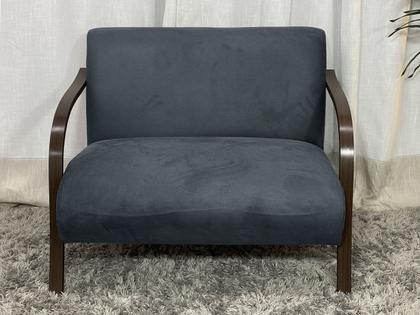 Imagem de Conjunto Poltronas Braço Madeira Cinza 606 México