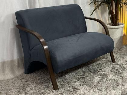 Imagem de Conjunto Poltronas Braço Madeira Cinza 606 México