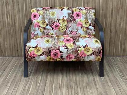 Conjunto Poltronas Braço Madeira Floral 66 México - Alpoim Imagem de Conjunto Poltronas Braço Madeira Floral 66 México
