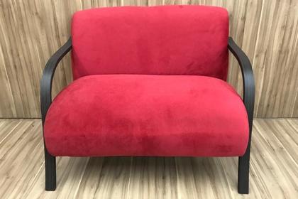 Conjunto Poltronas Braço Madeira Vermelho 608 México - Alpoim Imagem de Conjunto Poltronas Braço Madeira Vermelho 608 México