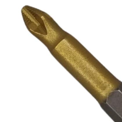 Imagem de Conjunto Ponta Bits Ph2 50mm + 70mm + 90mm Ponteira Parafusadeira Kit 6 Peças CTPOHR