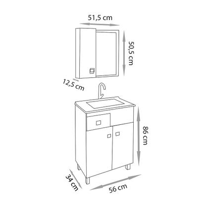 Imagem de Conjunto Pop 60 com Pés - Fabribam