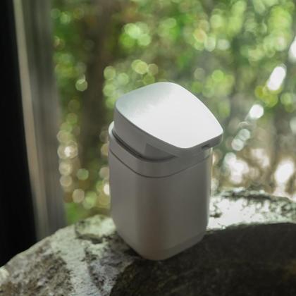 Imagem de Conjunto Porta Escova de Dentes Fechado + Dispenser Sabonete Líquido Para Pia Banheiro Lavabo Organização Aura - OU