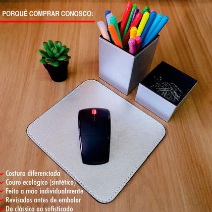 Imagem de Conjunto Porta Lapis E Clips Apoio De Mouse Pad Escritório - Material Sintético