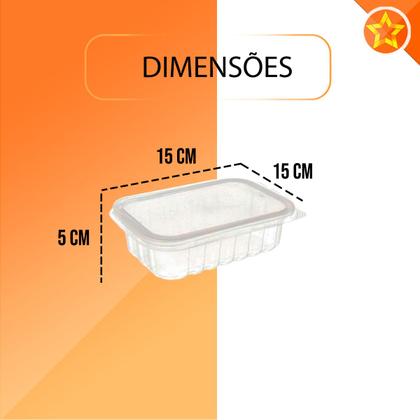 Imagem de Conjunto Potes Marmita 24 Unidades 500ml Microondas Freezer