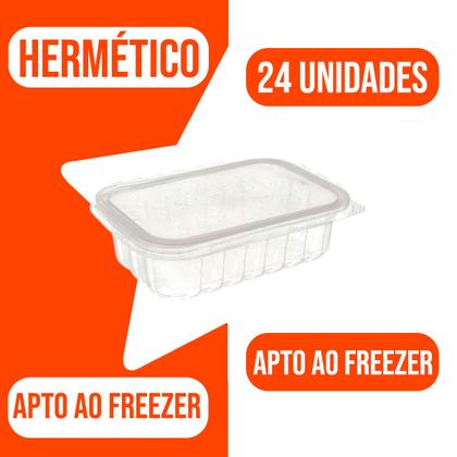Imagem de Conjunto Potes Marmita 24 Unidades 500ml Microondas Freezer