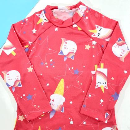 Imagem de Conjunto Praia Menina Biquíni C/ Proteção Solar Uv Infantil