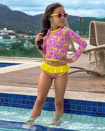 Imagem de Conjunto Praia Sirena Infantil UV 50 Suplex Feminino Baby Store