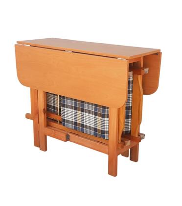 Imagem de Conjunto Prático Mesa e 4 Cadeiras Dobrável Mel, Estofado Bar-Cozinha-Lazer-Varanda ( QUADRADO OVAL ) XADREZ AZUL