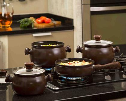 Imagem de Conjunto Premiere Joy 5 Peças Chocolate Ceraflame