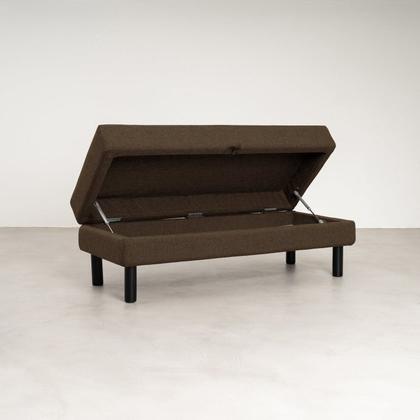 Imagem de Conjunto Puff Baú 120cm e Bandeja Antúrio CabeCasa MadeiraOriginals