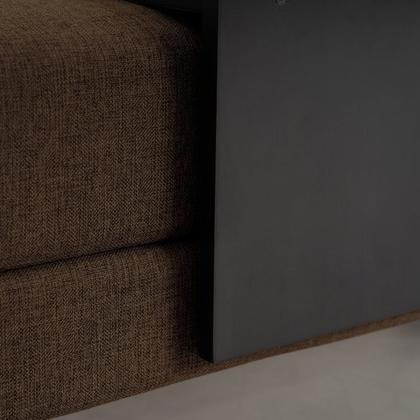 Imagem de Conjunto Puff Baú 120cm e Bandeja Antúrio CabeCasa MadeiraOriginals