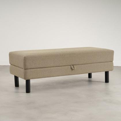 Imagem de Conjunto Puff Baú 120cm e Bandeja Antúrio CabeCasa MadeiraOriginals