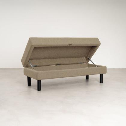 Imagem de Conjunto Puff Baú 120cm e Bandeja Antúrio CabeCasa MadeiraOriginals