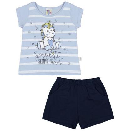 Imagem de Conjunto Pulla Bulla Unicórnio Amor Ref. 37717