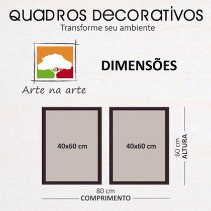 Imagem de Conjunto Quadros Decorativos 2 peças 40x60 Menina Anjo