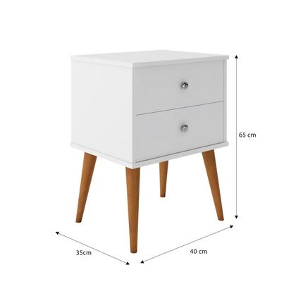 Imagem de Conjunto Quarto 2 Mesas De Cabeceira Berlim Com Painel de Cabeceira De Cama queen 1,60cm ENVIA SOMENTE 01 KIT