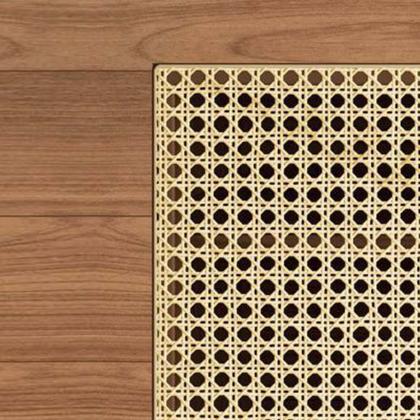 Imagem de Conjunto Quarto 2 Mesas de Cabeceira com Cama Base Casal MDF Freijó Dalla Costa