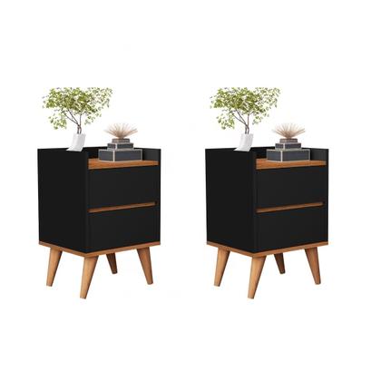 Imagem de Conjunto Quarto 2 Mesas De Cabeceira Verona Com Painel de Cabeceira De Cama Casal 1,40cm ENVIA SOMENTE 01 KIT