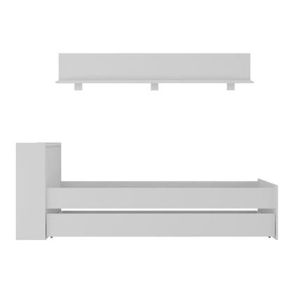 Imagem de Conjunto Quarto Bicama com Baú e Prateleira 175cm Multimóveis MP4118