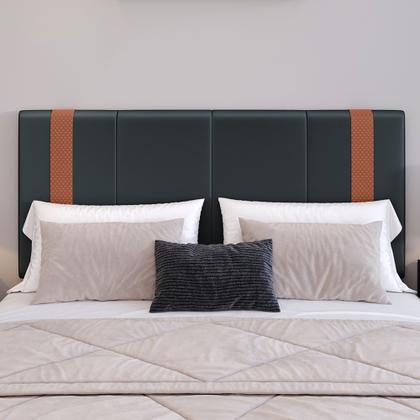 Imagem de Conjunto Quarto Cabeceira Parise com  duas mesas de cabeceira Charme Casal 1.40