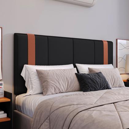 Imagem de Conjunto Quarto Cabeceira Parise com  duas mesas de cabeceira Charme Casal 1.40