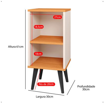 Imagem de Conjunto Quarto Cabeceira Parise com  duas mesas de cabeceira Charme Casal 1.40