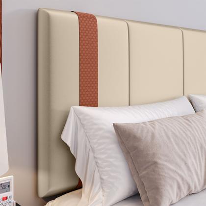 Imagem de Conjunto Quarto Cabeceira Parise com  duas mesas de cabeceira Charme Casal 1.40