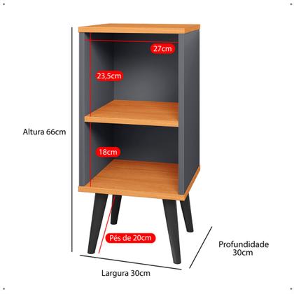 Imagem de Conjunto Quarto Cabeceira Rubi 1,60 Cama Queen com 2 Mesas de Cabeceira Charme  - Cinza Cinamomo