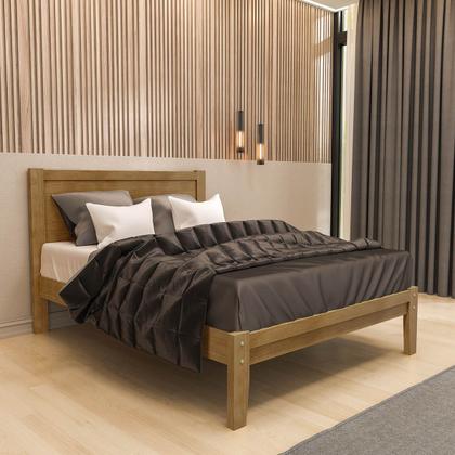 Imagem de Conjunto Quarto: Cama Casal Queen, 2 Mesas Cabeceiras Freijó Prata Madeira Pinus - Finestra