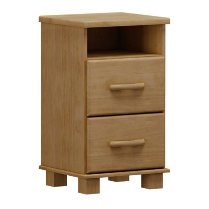 Imagem de Conjunto Quarto: Cama Casal Queen, 2 Mesas de Cabeceiras 2 Gavetas Freijó Ouro Madeira Pinus - Finestra