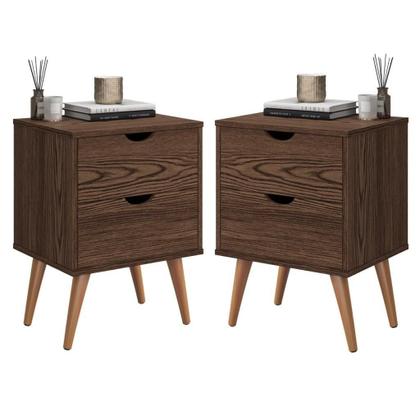 Imagem de Conjunto Quarto Casal Cabeceira 1.40 e 2 Mesas De Cabeceira Pix Madri - Varias cores 