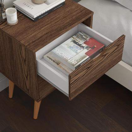 Imagem de Conjunto Quarto Casal Cabeceira 1.40 e 2 Mesas De Cabeceira Pix Madri - Varias cores 