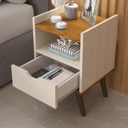Imagem de Conjunto Quarto Casal Cabeceira 1.60cm e 2 Mesas De Cabeceira Alice