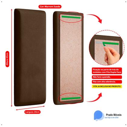 Imagem de Conjunto Quarto Casal Cabeceira 1.60cm e 2 Mesas De Cabeceira Alice