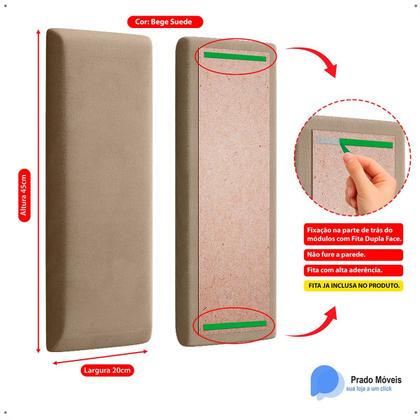 Imagem de Conjunto Quarto Casal Criado Mesa 2 Gavetas e Cabeceira de Cama 1,60cm