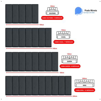 Imagem de Conjunto Quarto Casal Criado Mesa 2 Gavetas e Cabeceira de Cama 1,60cm