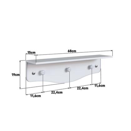 Imagem de Conjunto Quarto de Bebê 1 Berço 1 Colchão 1 Cômoda Trocador 1 Prateleira