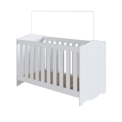 Imagem de Conjunto Quarto de Bebê 1 Berço 1 Cômoda Trocador 4 Gavetas 1 Prateleira