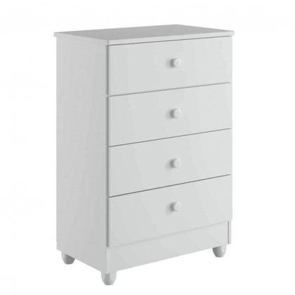 Imagem de Conjunto Quarto de Bebê 100% MDF com Mini Berço e Cômoda 4 Gavetas