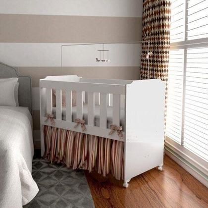 Imagem de Conjunto Quarto de Bebê 100% MDF com Mini Berço e Cômoda 4 Gavetas