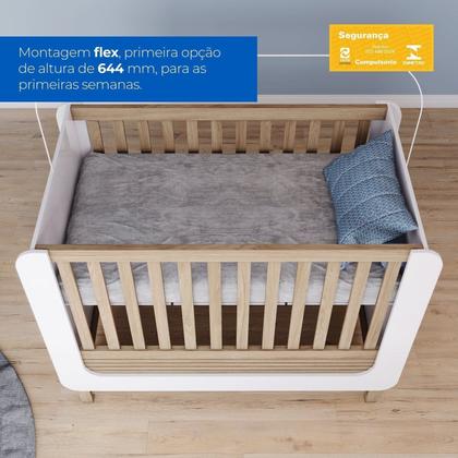 Imagem de Conjunto Quarto de Bebê Berço e Cômoda Aconchego