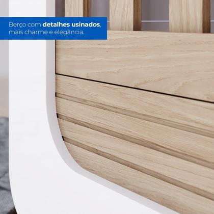 Imagem de Conjunto Quarto de Bebê Berço e Cômoda Aconchego