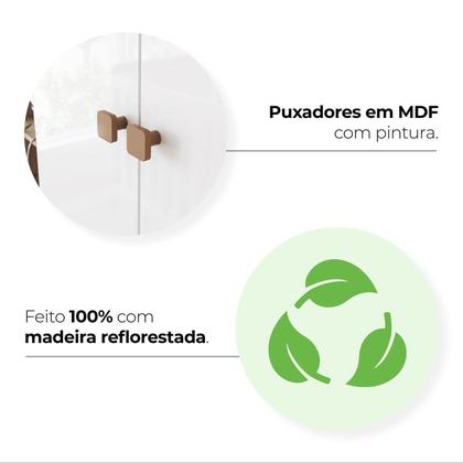 Imagem de Conjunto Quarto de Bebê Berço e Cômoda Ternura