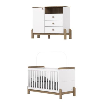 Imagem de Conjunto Quarto de Bebê Berço e Cômoda Ternura